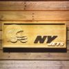 New York Jets Helmet Wood Sign