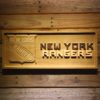 New York Rangers Wood Sign