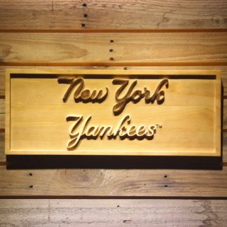 New York Yankees 3 Wood Sign neon sign LED