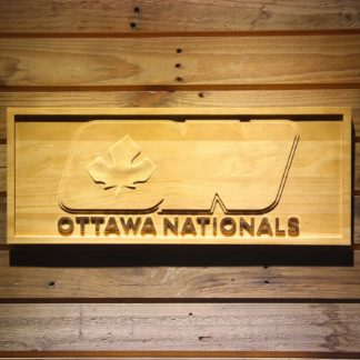 Ottawa Nationals Wood Sign - Legacy Edition neon sign LED