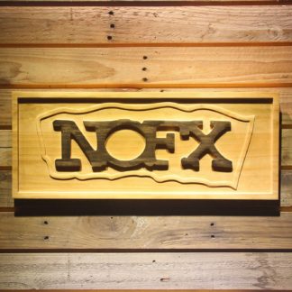NOFX Border Wood Sign neon sign LED