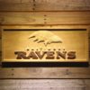 Baltimore Ravens 2 Wood Sign