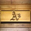 Oakland Athletics A`s Logo Wood Sign