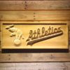 Oakland Athletics Elephant Logo Wood Sign