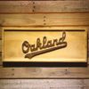 Oakland Athletics Oakland Wordmark Wood Sign