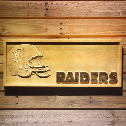 Oakland Raiders Helmet Wood Sign neon sign LED