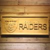 Oakland Raiders Wood Sign