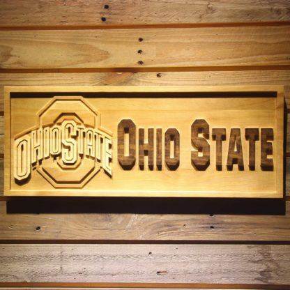 Ohio State Buckeyes Wood Sign neon sign LED