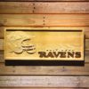 Baltimore Ravens Helmet Wood Sign