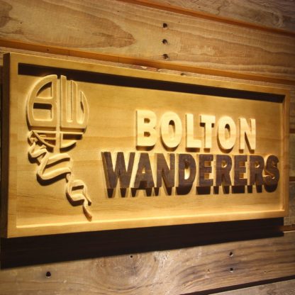 Bolton Wanderers FC Wood Sign - Legacy Edition neon sign LED