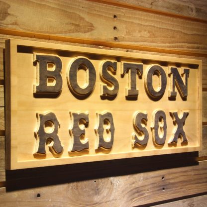 Boston Red Sox 1987-2008 Wood Sign - Legacy Edition neon sign LED