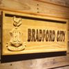 Bradford City AFC Crest Wood Sign
