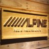 Alpine Mobile Media Solutions Wood Sign