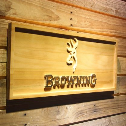 Browning Wood Sign neon sign LED