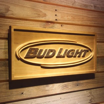 Bud Light Horizontal Wood Sign neon sign LED