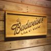Budweiser King of Beers Slanted Wood Sign