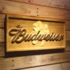Budweiser Shamrock Outline Wood Sign