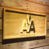 American Airlines Wood Sign