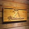 Budweiser Woman`s Silhouette Wood Sign