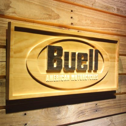 Buell Wood Sign neon sign LED