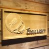 Buffalo Bills Coors Light Helmet Wood Sign