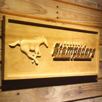 Calgary Stampeders Horse Outline Wood Sign neon sign LED