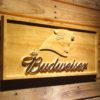 Carolina Panthers Budweiser Wood Sign