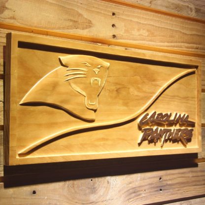 Carolina Panthers Split Wood Sign neon sign LED