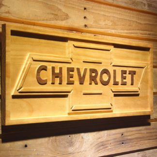Chevrolet Old Logo Wood Sign neon sign LED