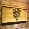 Chicago Bears Bear Logo Wood Sign