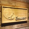 Chicago Bears Coors Light Helmet Wood Sign