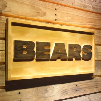 Chicago Bears Text Wood Sign neon sign LED