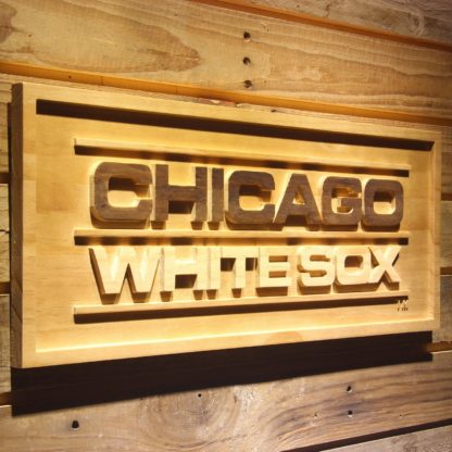 Chicago White Sox 1976-1990 Wood Sign - Legacy Edition neon sign LED