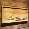Arizona Cardinals Coors Light Helmet Wood Sign