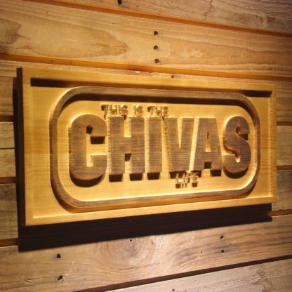 Chivas Regal Life Wood Sign neon sign LED