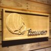 Cincinnati Bengals Coors Light Helmet Wood Sign