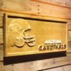 Arizona Cardinals Helmet Wood Sign