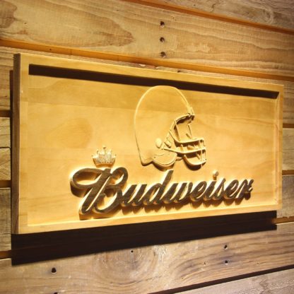 Cleveland Browns Budweiser Wood Sign neon sign LED