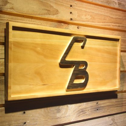 Cleveland Browns Unused CB Logo Wood Sign - Legacy Edition neon sign LED