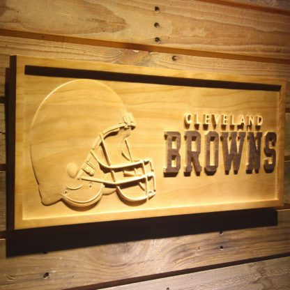 Cleveland Browns Wood Sign neon sign LED