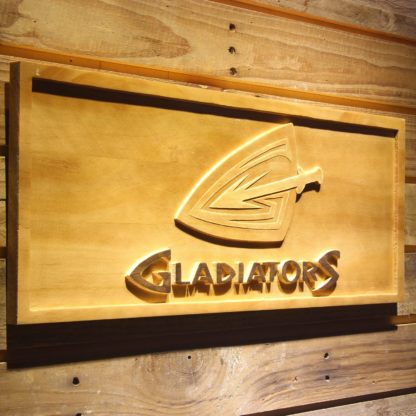 Cleveland Gladiators Wood Sign neon sign LED