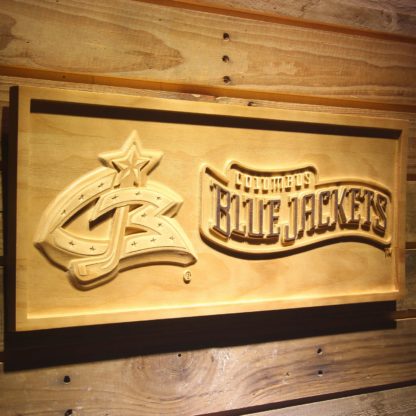 Columbus Blue Jackets Wood Sign - Legacy Edition neon sign LED