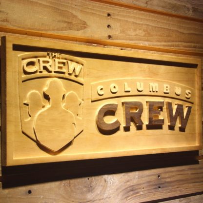 Columbus Crew SC Wood Sign - Legacy Edition neon sign LED