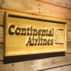 Continental Airlines Wood Sign