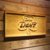 Coors Light Shamrock Wood Sign
