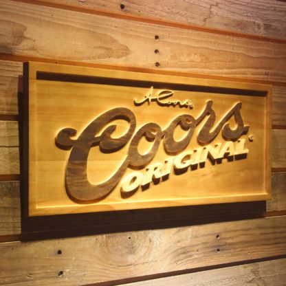 Coors Original Wood Sign neon sign LED