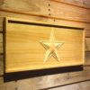 Dallas Cowboys Star Outline Wood Sign