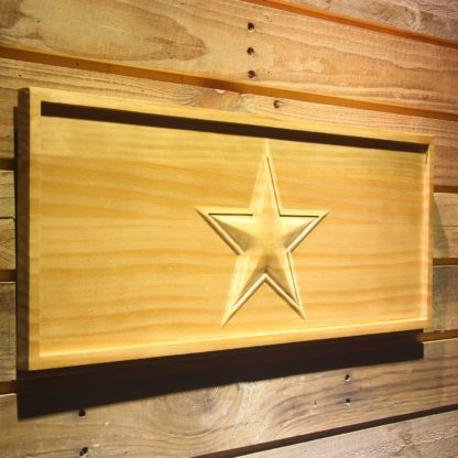 Dallas Cowboys Star Outline Wood Sign neon sign LED