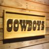 Dallas Cowboys Text Wood Sign