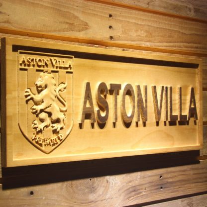Aston Villa FC Wood Sign - Legacy Edition neon sign LED